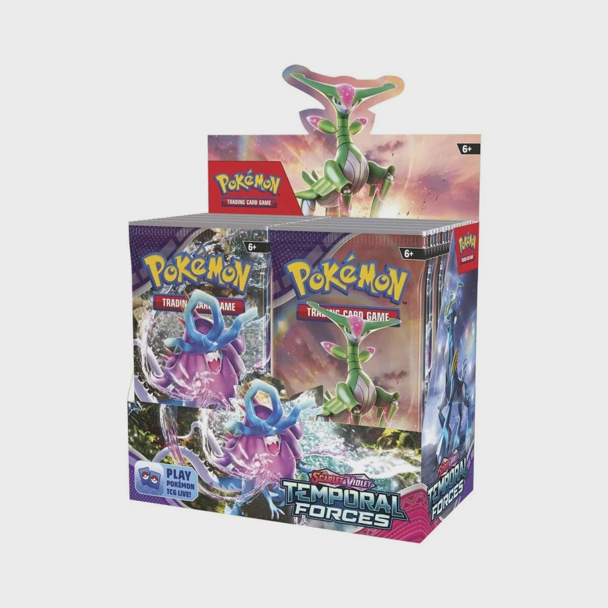 POKEMON TCG TEMPORAL FORCES BOOSTER DISPLAY ESPANOL-TCG-Juegos de Mesa-Akibara Xpress