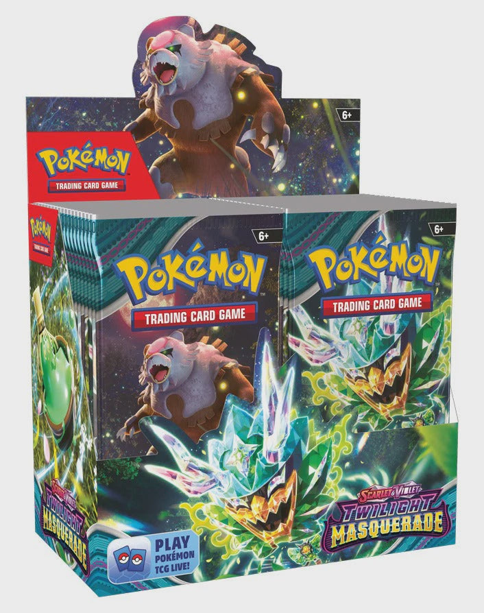 POKEMON TCG TWILIGHT MASQUERADE BOOSTER BOX-TCG-Juegos de Mesa-Akibara Xpress