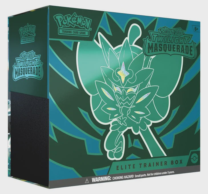 POKEMON TCG TWILIGHT MASQUERADE ELITE TRAINER BOX-TCG-Juegos de Mesa-Akibara Xpress