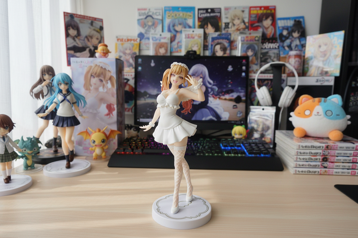 PREVENTA BICUTE PURE FIGURE MARIN KITAGAWA-Figuras-FURYU-Akibara Xpress