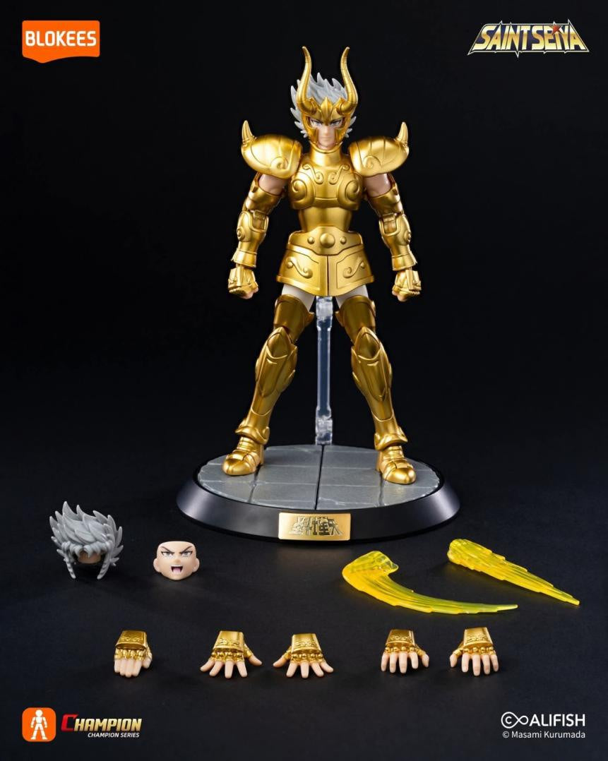 PREVENTA BLOKEES SAINT SEIYA CHAMPION CLASS CAPRICORN SHURA MANGA SETTING-Figuras-BLOKEES-Akibara Xpress
