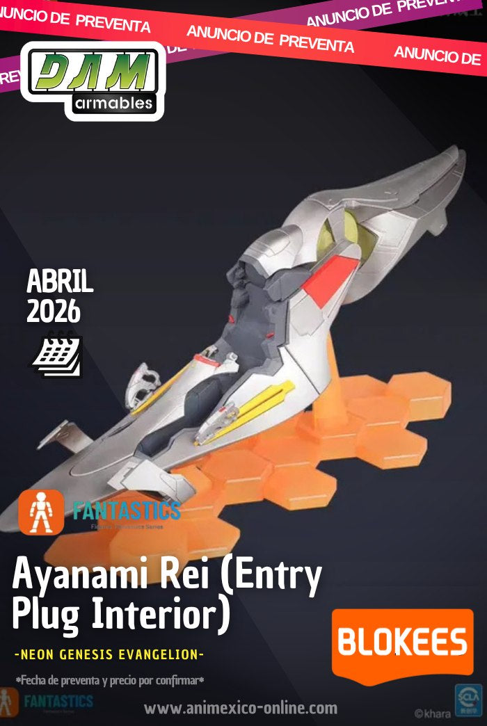PREVENTA EVANGELION FANTASTICS SERIES AYANAMI REI (ENTRY PLUG INTERIOR)-Figuras-BLOKEES-Akibara Xpress