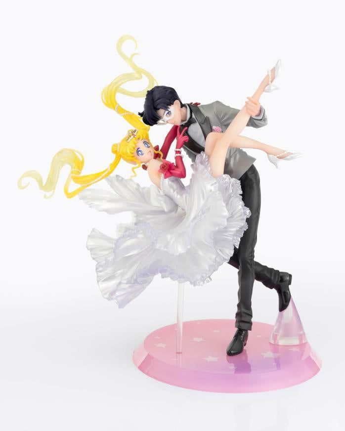 PREVENTA FIGUARTS ZERO CHOUETTE USAGI & TUXEDO MASK [MOONLIGHT GLOW EDITION]-Figuras-BANDAI-Akibara Xpress