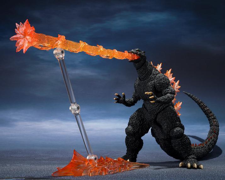 PREVENTA S.H.MONSTERARTS GODZILLA [2004] HEAT RAY VER. VS NEW GOTENGO-Figuras-BANDAI-Akibara Xpress