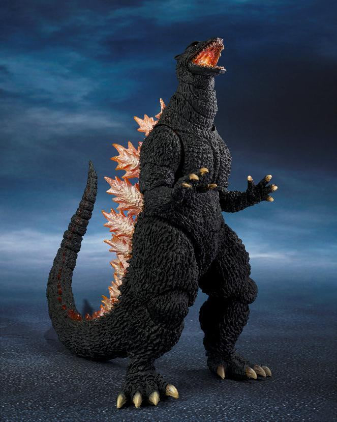 PREVENTA S.H.MONSTERARTS GODZILLA [2004] HEAT RAY VER. VS NEW GOTENGO-Figuras-BANDAI-Akibara Xpress