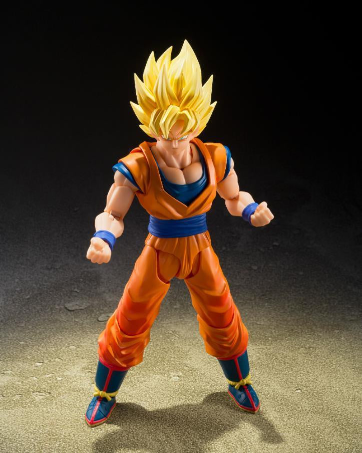 PREVENTA SH FIGUARTS SUPER SAIYAN SON GOKU THE GAMES BEGIN-Figuras-BANDAI-Akibara Xpress
