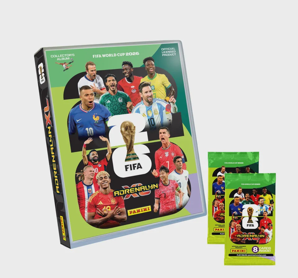 PREVENTA WORLD CUP 2026 TCG M2S/ MULTISET-PACK A (2 Packets + 1 Binder + 1 Magazine Guide + 1 Gameboard)-Comics-PANINI-Akibara Xpress