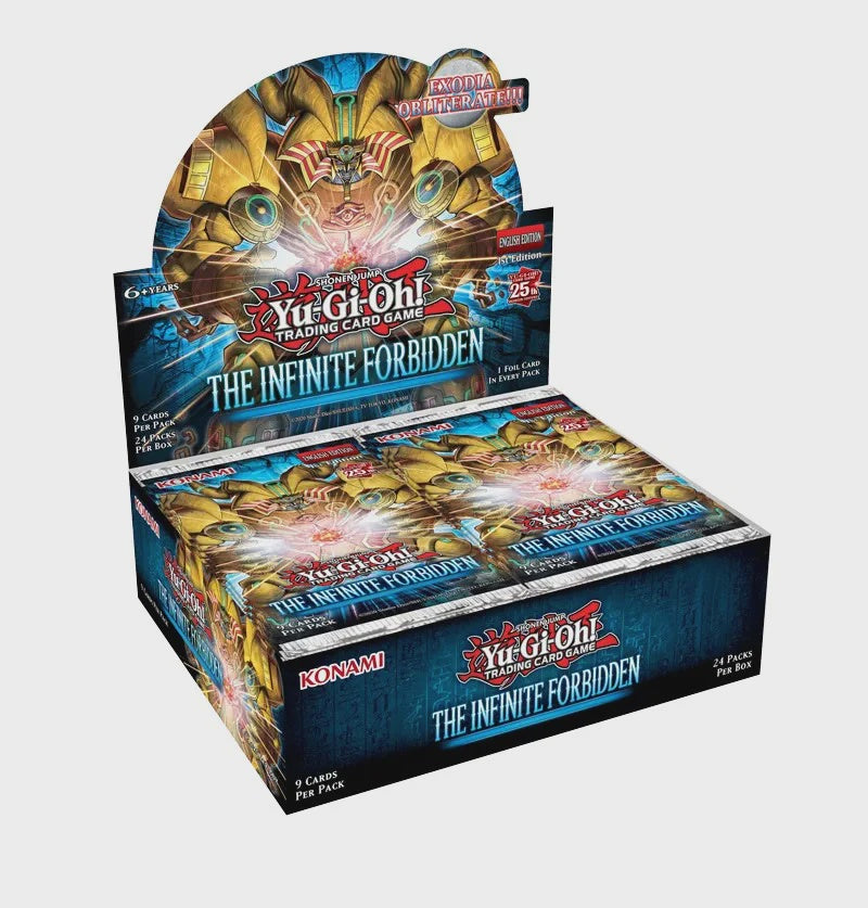 Booster Yu-Gi-Oh! The Infinite Forbidden – 24 Boosters De 9 Cartes, Anglais, Livrés Avec Protection Heartforcards