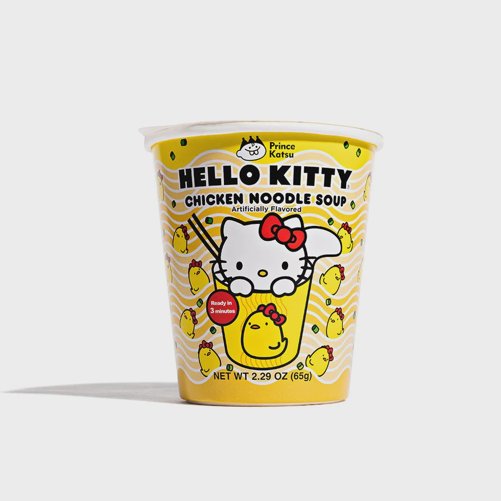 PRINCE KATSU Hello Kitty Chicken Noodle Soup 65g-Alimentos-Asian Food-Akibara Xpress