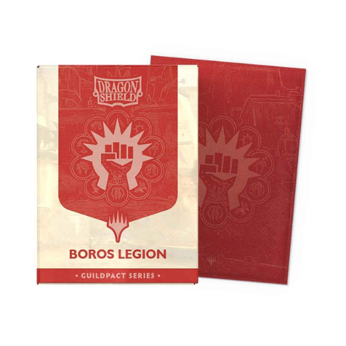 DRAGON SHIELD MICAS STANDARD DUAL MATTE MTG GUILDPACT SERIES BOROS LEGION ART (100 CT)