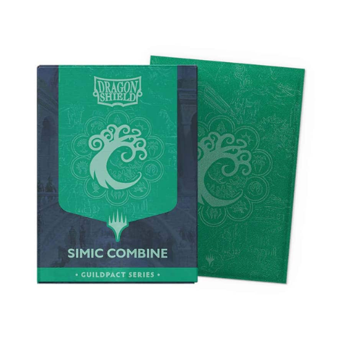 DRAGON SHIELD MICAS STANDARD DUAL MATTE MTG GUILDPACT SERIES SIMIC COMBINE ART (100 CT)