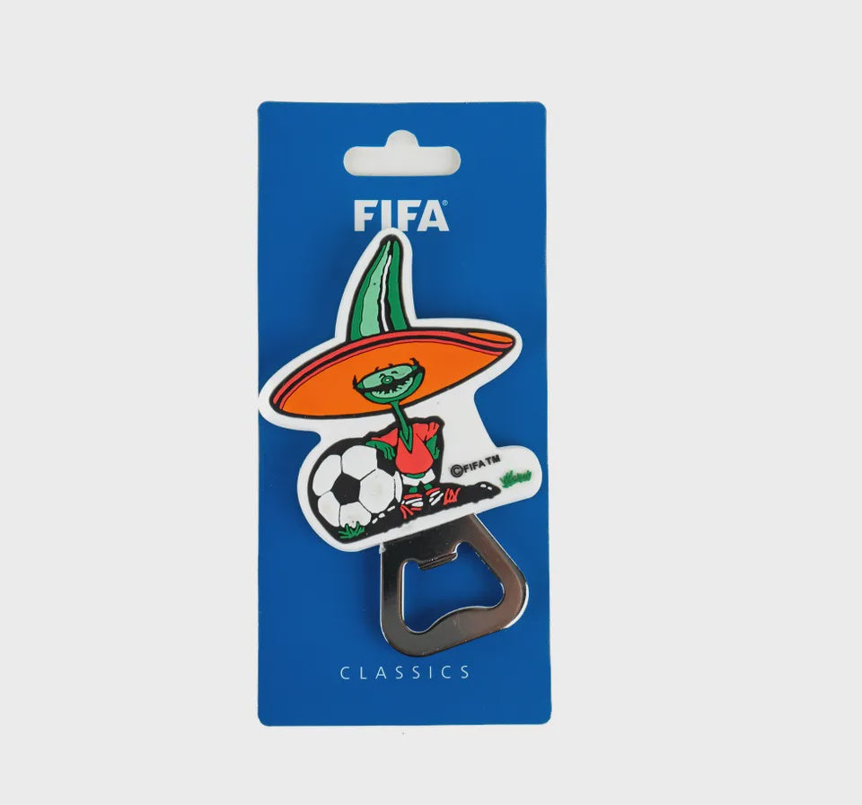 Imán Mascota con Función Abridor de Botellas México Piqué Copa del Mundo (World Cup)