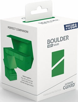 DECK CASE: BOULDER 100+ STANDARD SIZE- SOLID GREEN