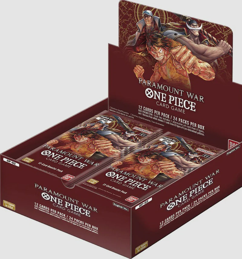 ONE PIECE TCG PARAMOUNT WAR BOOSTER DISPLAY OP-02
