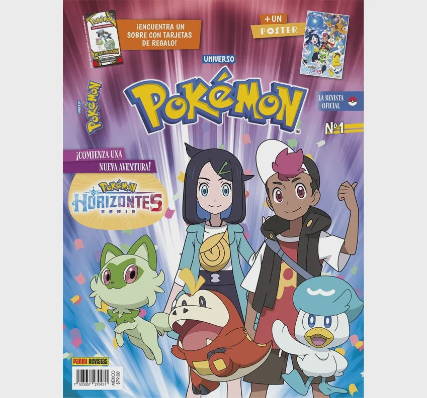 REVISTA POKEMON 2025 + CARDS N.1-Comics-PANINI-Akibara Xpress