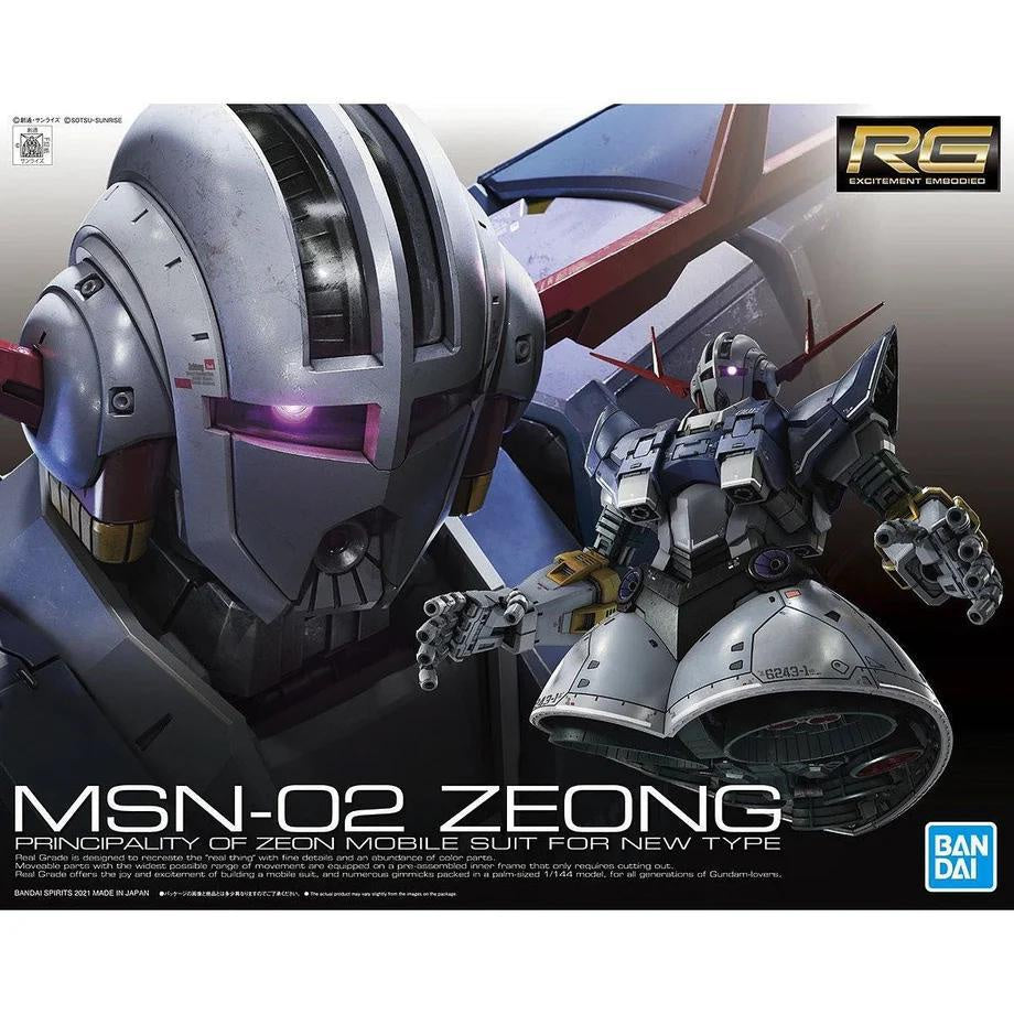 RG 1/144 ZEONG-Figuras-BANDAI-Akibara Xpress
