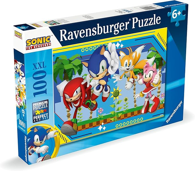 ROMPECABAZAS SONIC XXL 100PZ-Juegos De Mesa-Juegos de Mesa-Akibara Xpress