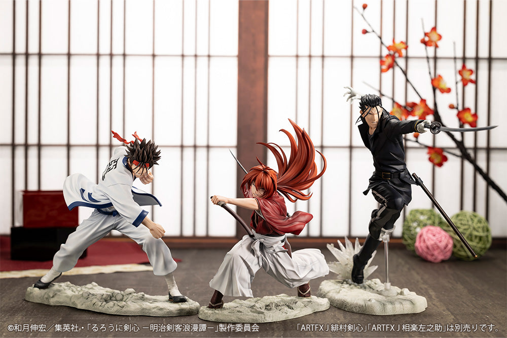 RUROUNI KENSHIN: MEIJI SWORDSMAN ROMANTIC STORY ARTFX J SAITO HAJIME-Figuras-Kotobukiya-Akibara Xpress
