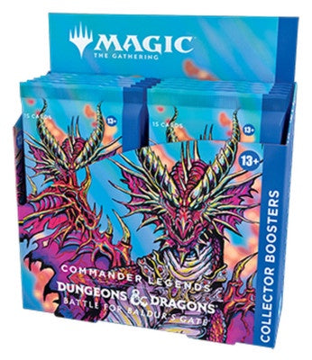 MAGIC THE GATHERING COMMANDER LEGENDS BATTLE FOR BALDUR'S GATE COLLECTOR BOOSTER DISPLAY INGLÉS