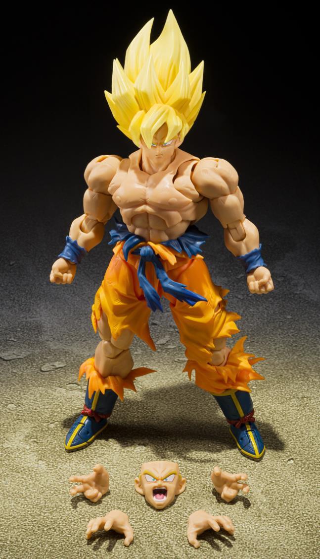 S.H FIGUARTS SUPER SAIYAN SON GOKU ~LEGENDARY SUPER SAIYAN~ [BEST SELECTION]-Figuras-BANDAI-Akibara Xpress