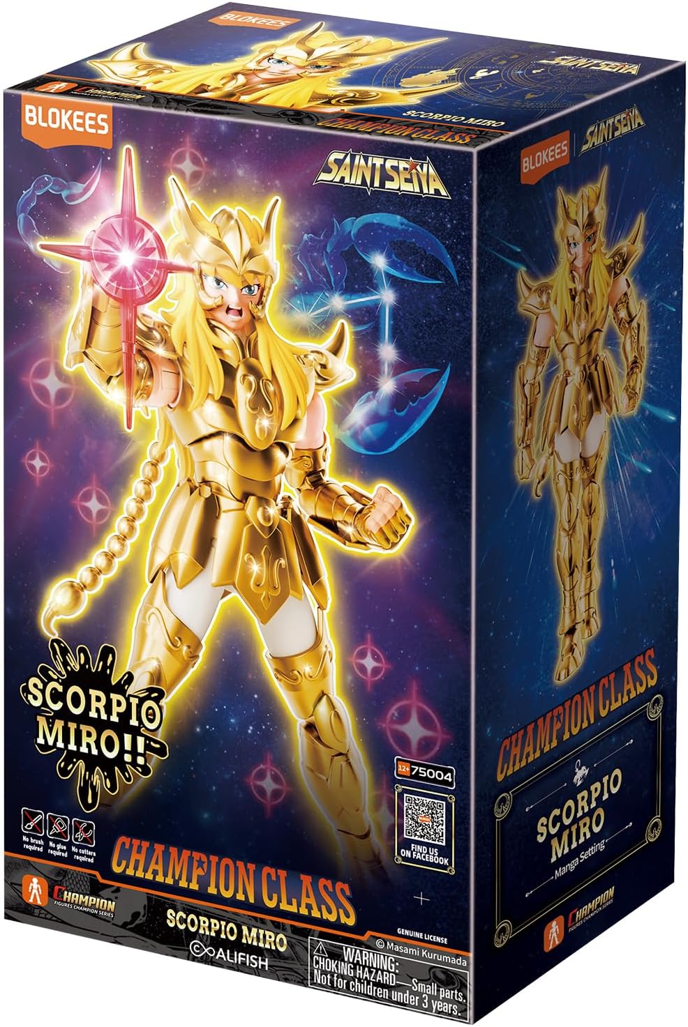 SAINT SEIYA CHAMPION CLASS SCORPIO-MIRO-Figuras-BANDAI-Akibara Xpress