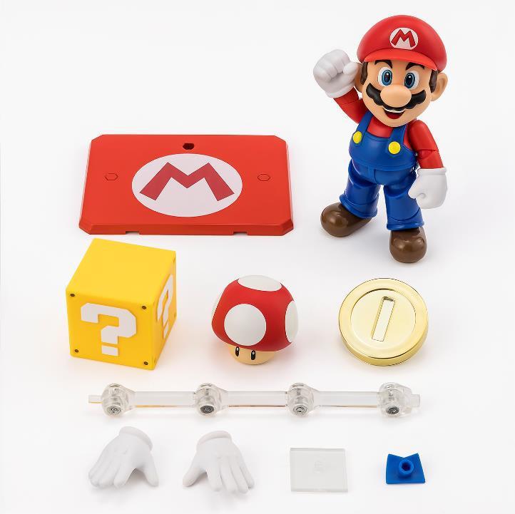 SH FIGUARTS MARIO (SUPER MARIO)-Figuras-BANDAI-Akibara Xpress