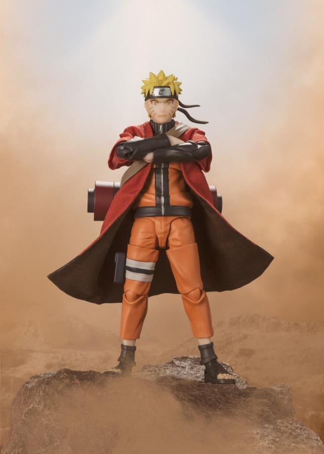 SH FIGUARTS NARUTO UZUMAKI [SAGE MODE] -SAVIOR OF KONOHA-Figuras-BANDAI-Akibara Xpress