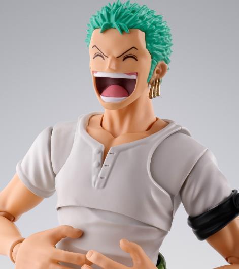 SH FIGUARTS RORONOA ZORO -ROMANCE DAWN-2-Figuras-BANDAI-Akibara Xpress