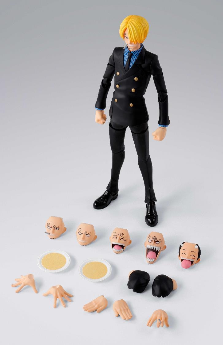 SH FIGUARTS SANJI ROMANCE DAWN-Figuras-BANDAI-Akibara Xpress