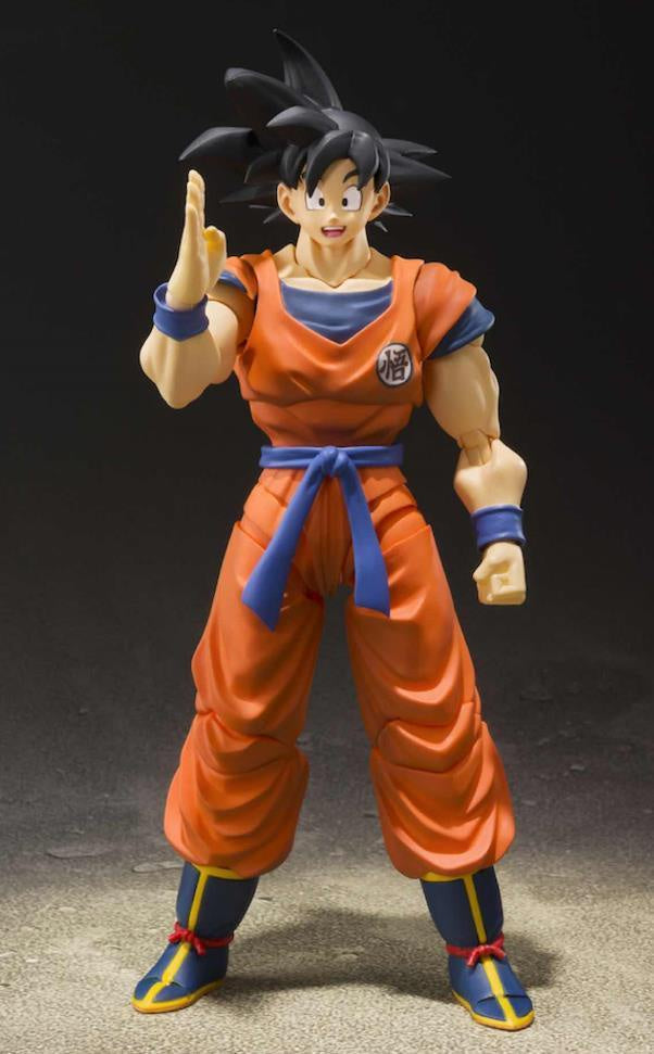 SH FIGUARTS SON GOKU -SAIYAN RAISED ON EARTH-Figuras-BANDAI-Akibara Xpress