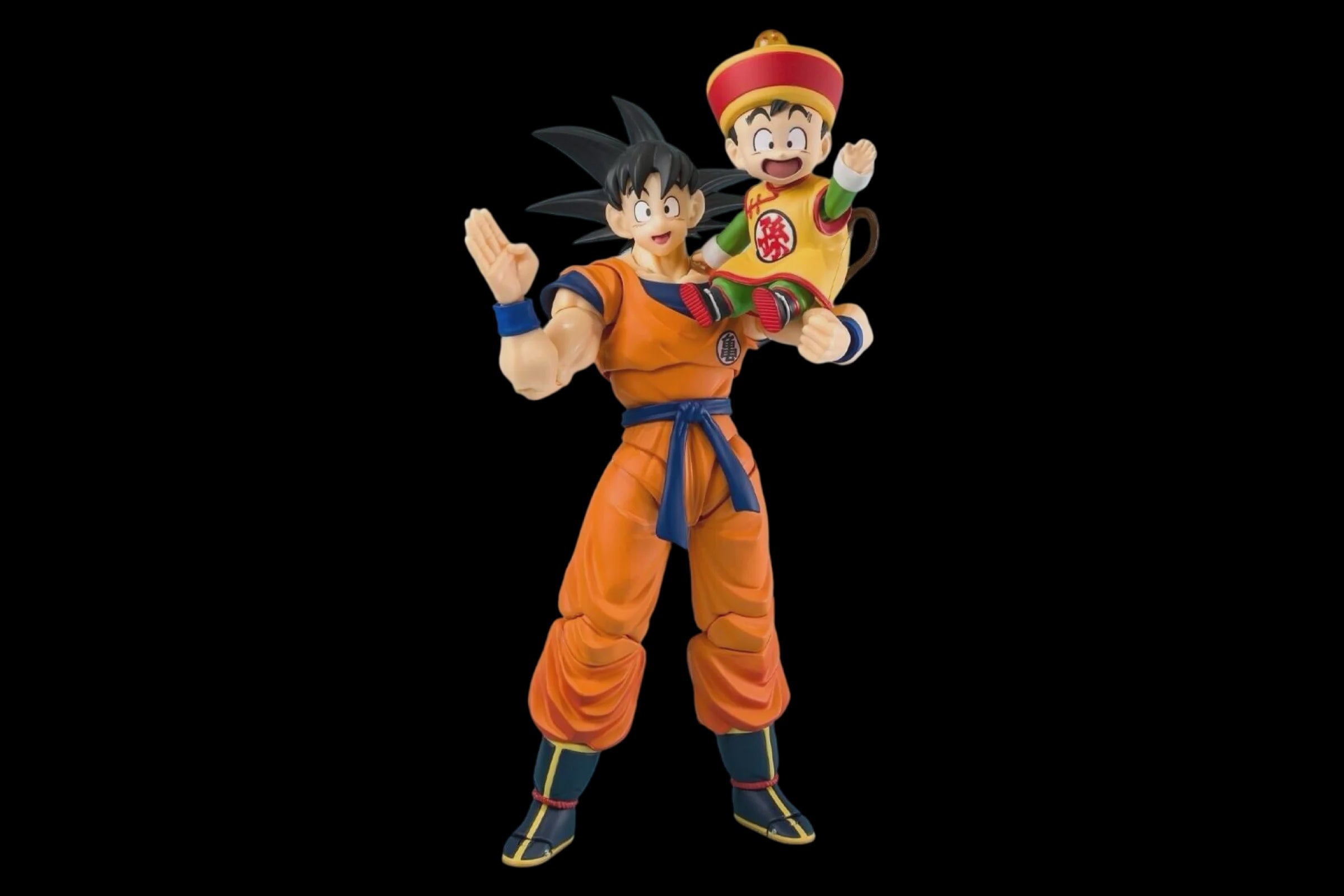 SH FIGUARTS SON GOKU & SON GOHAN -KID- & KINTOUN -EXCLUSIVE EDITION-Figuras-BANDAI-Akibara Xpress