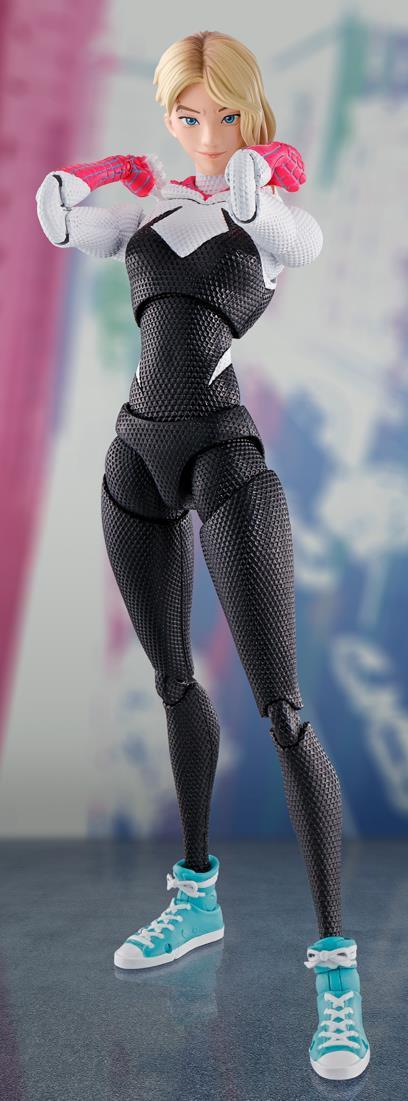 SH FIGUARTS SPIDER-GWEN (SPIDER-MAN: ACROSS THE SPIDER-VERSE) REISSUE-Figuras-BANDAI-Akibara Xpress