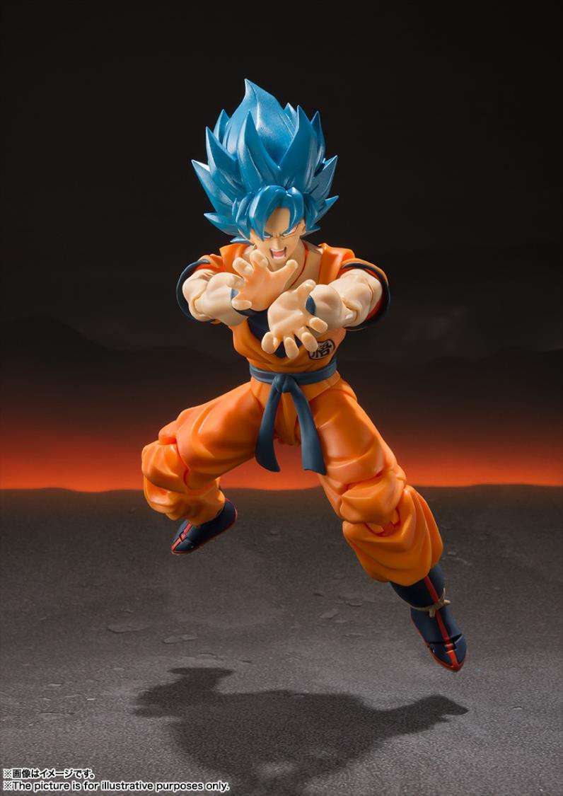 SH FIGUARTS SUPER SAIYAN GOD SUPER SAIYAN GOKU -SUPER-Figuras-BANDAI-Akibara Xpress