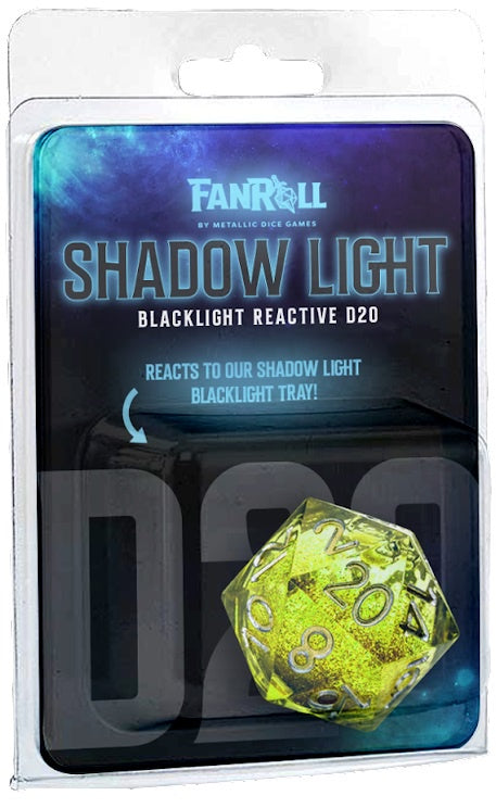 D20 LIQUID CORE ELIXIR DICE: SHADOW LIGHT UV REACTIVE