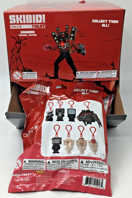 SKIBIDI TOILET BACKPACK HANGER CLIP-Llaveros-Surreal Entertainment-Akibara Xpress