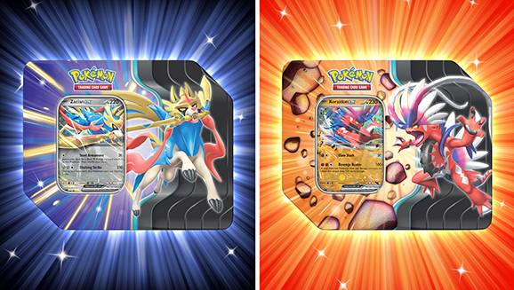 POKEMON TCG SLASHING LEGENDS TIN INGLES