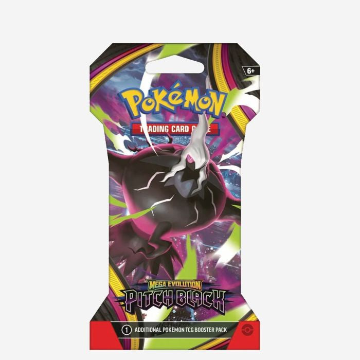 POKEMON TCG PITCH BLACK SLEEVED BOOSTER INGLES