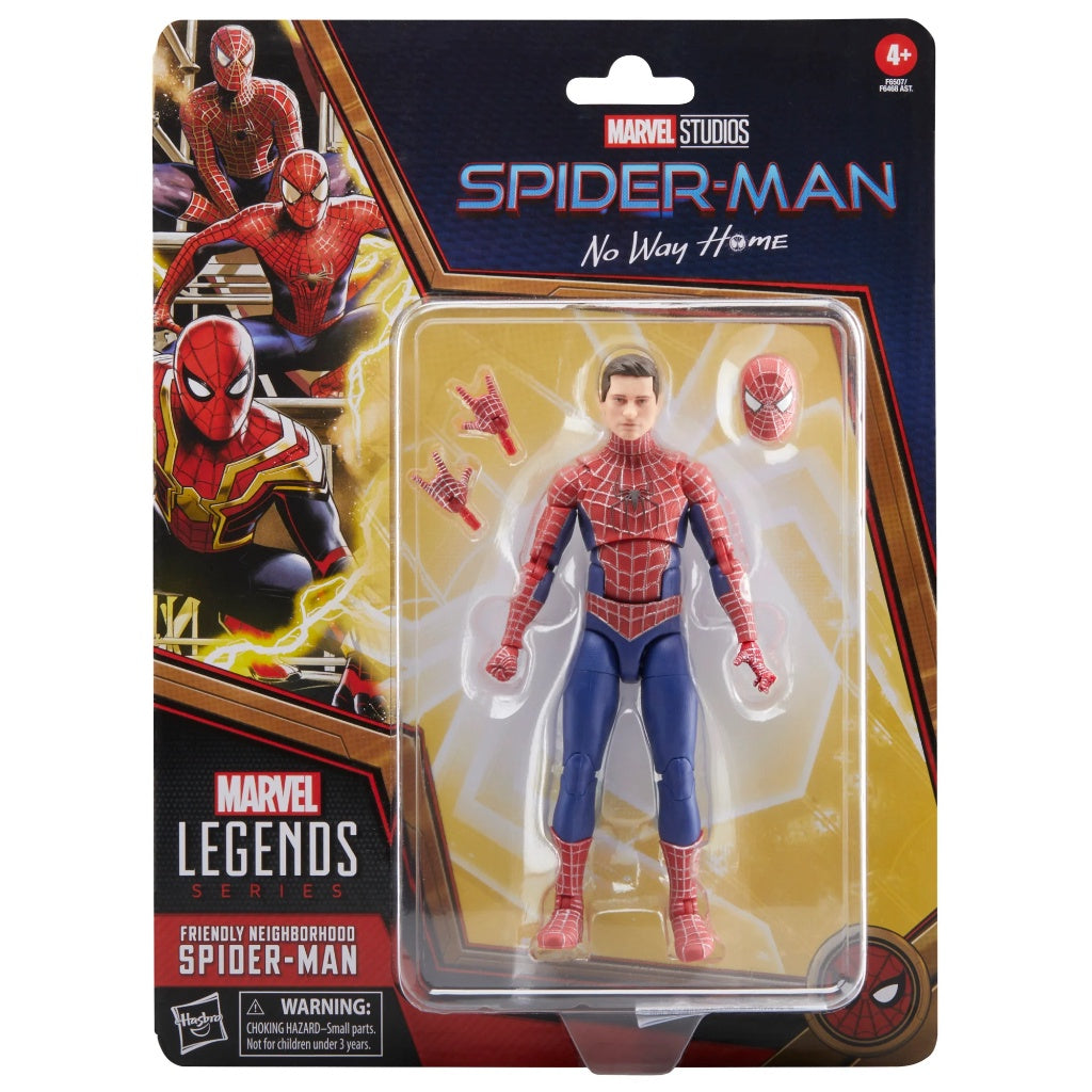 Spider-Man: No Way Home Marvel Legends Friendly Neighborhood Spider-Man 6-Inch Action Figure-Figuras-HASBRO-Akibara Xpress