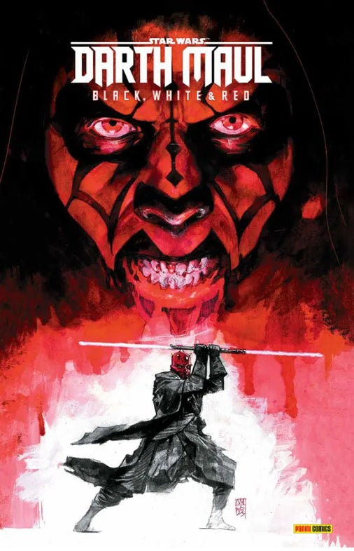 STAR WARS: DARTH MAUL - BLACK, WHITE & RED-Mangas Panini-PANINI-Akibara Xpress