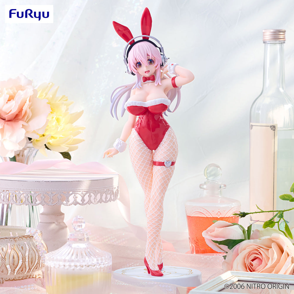SUPER SONICO BICUTE BUNNIES FIGURE RED COLOR VER-Figuras-FURYU-Akibara Xpress