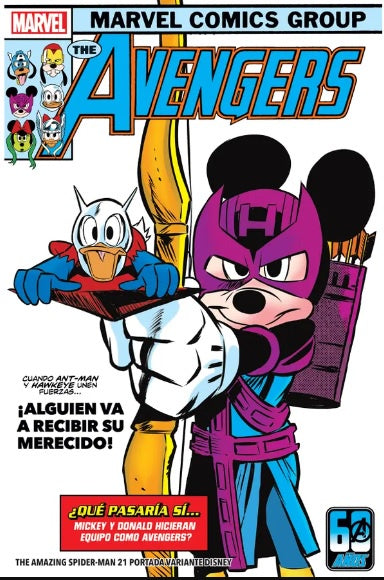 THE AMAZING SPIDER-MAN #21 (VARIANTE DISNEY CLAUDIO SCIARRONE)-Comics-PANINI-Akibara Xpress