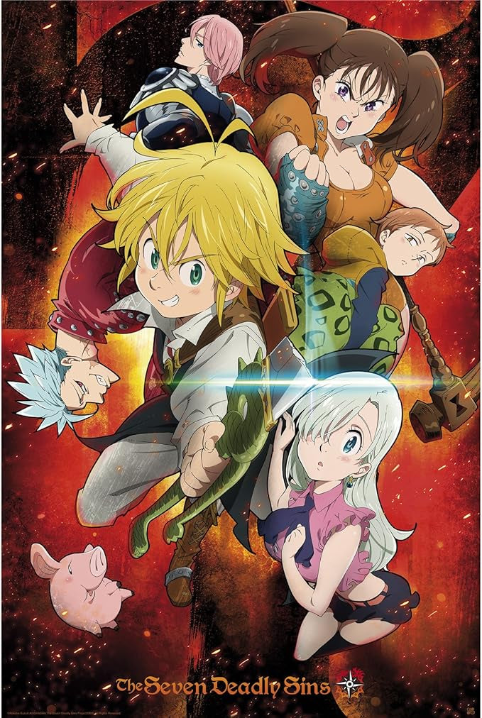 THE SEVEN DEADLY SINS POSTER PECADOS-Poster-ABYSTYLE-Akibara Xpress