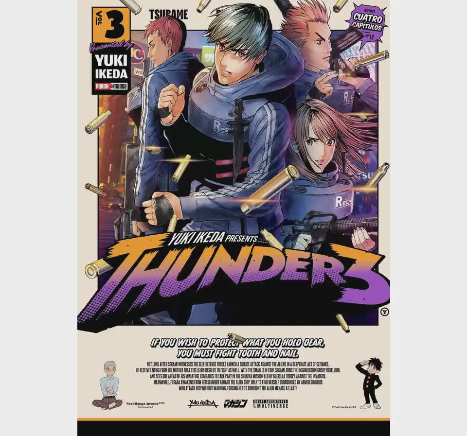 THUNDER 3 N.3-Mangas Panini-PANINI-Akibara Xpress