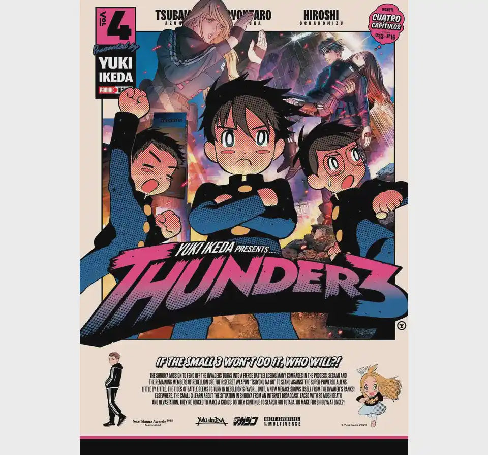 THUNDER 3 N.4-Mangas Panini-PANINI-Akibara Xpress