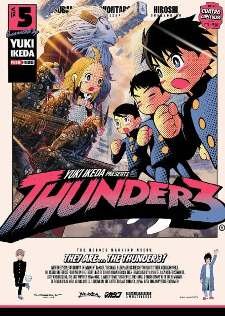 THUNDER 3 N.5-Mangas Panini-PANINI-Akibara Xpress