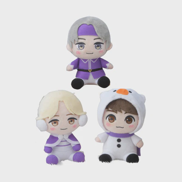 TinyTAN Purple Holidays MP Mascot Jimin & V & Jung Kook-Peluches-Sega-Akibara Xpress