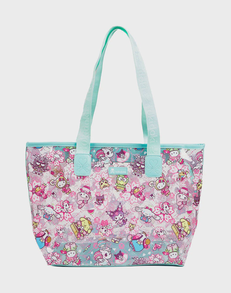 tokidoki x Hello Kitty and Friends Sakura Festival Clear Tote Bag-Bolsas-TOKIDOKI-Akibara Xpress