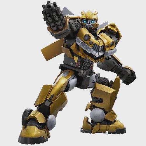 Transformers Classic Class Rise of the Beasts EX Elite Gold Plated Bumblebee Blokees Model Kit-Figuras-BLOKEES-Akibara Xpress