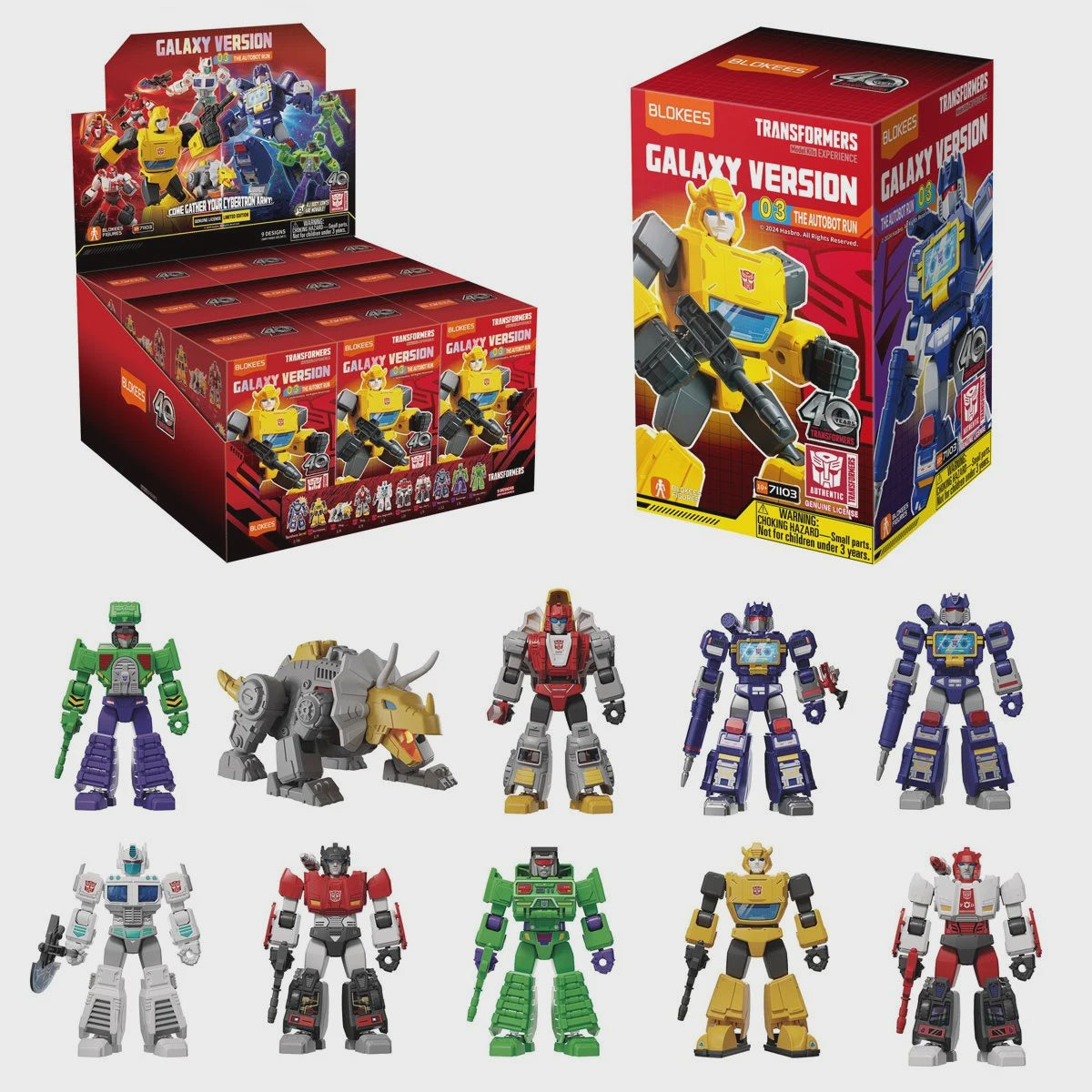 Transformers Galaxy Version 3 The Autobot Run Blokees Mini Model Kit-Figuras-PAI TECHNOLOGY-Akibara Xpress