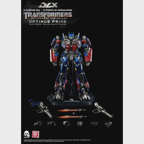 TRANSFORMERS: REVENGE OF THE FALLEN OPTIMUS PRIME DLX ACTION FIGURE-Figuras-THREE ZERO-Akibara Xpress